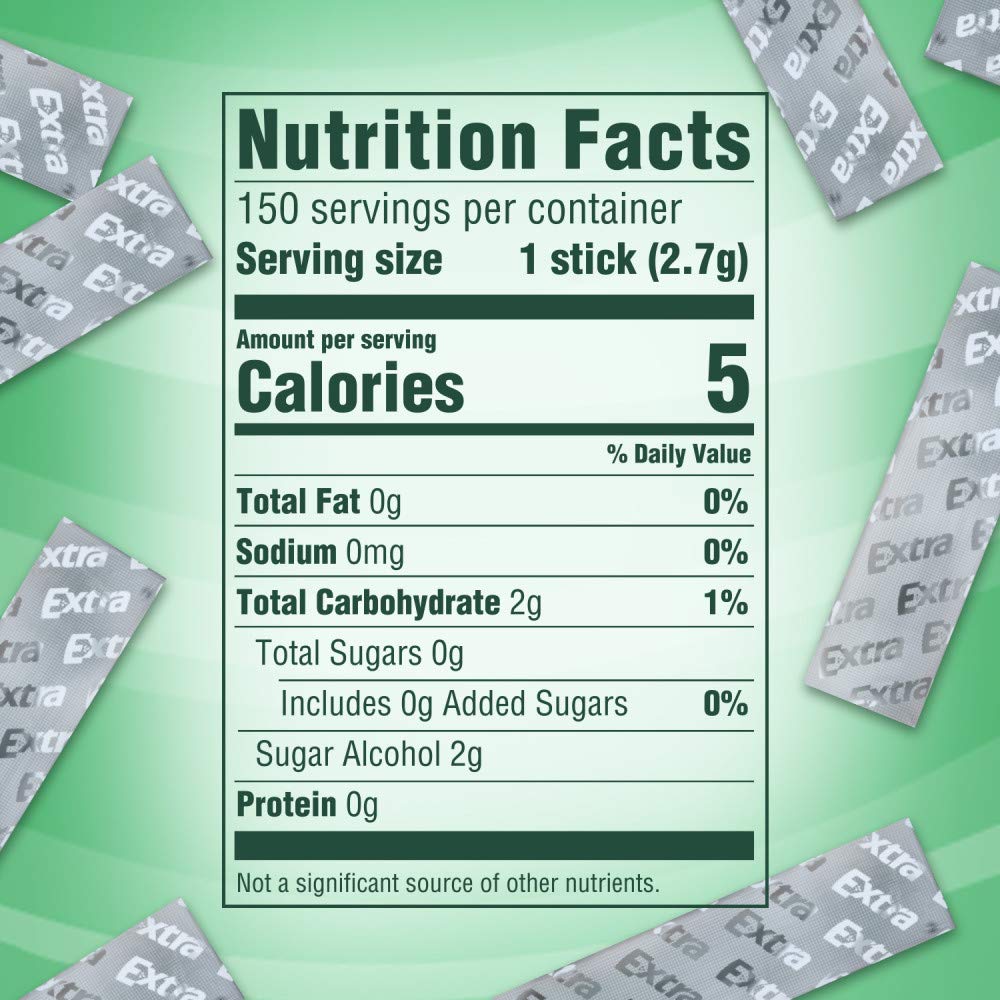 extra spearmint sugarfree gum bulk pack of 10 15 count individually wrapped