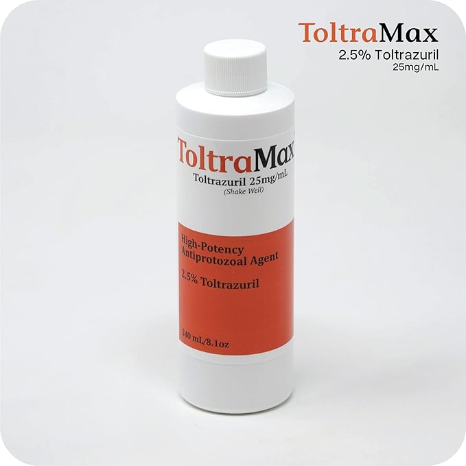 Toltrazuril 2.5% for Horses, Dogs, Cats, 60mL/2 Ounce, for Non-Food Chain Animals, Alfalfa