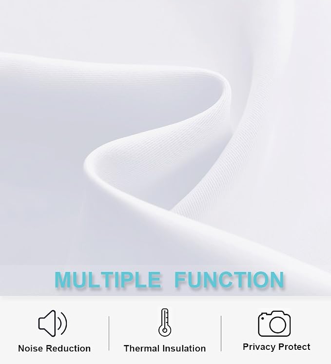 RYB HOME Room Darkening Curtains Window Shades, Privacy Bedroom Curtains