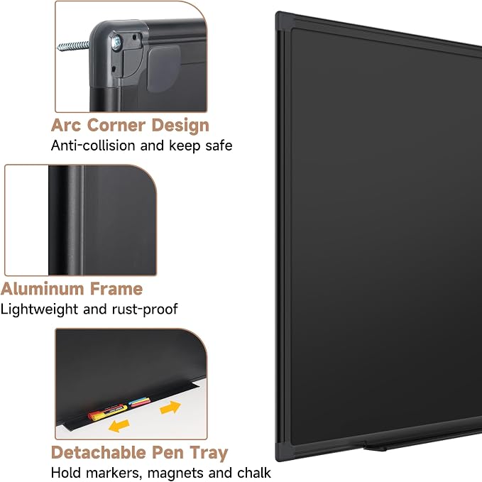 SELEAD Magnetic Chalkboard 72 x 48 Inches