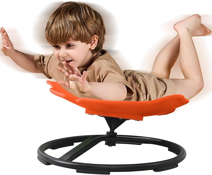 Autism Sensory Spinning Swivel Chair for Autistic Kids | 360° Spin Seat Toy for Children,Sit and Spin Sensory Chair for Balance and Motion Training,Sensory Toys,Holds 220 Lbs
