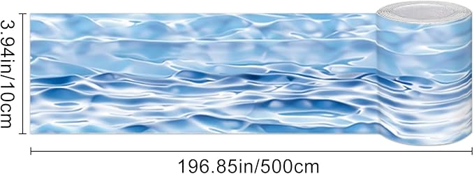 HOMETITUTE Wallpaper Border Peel and Stick Decorative Wall Trim Self Adhesive