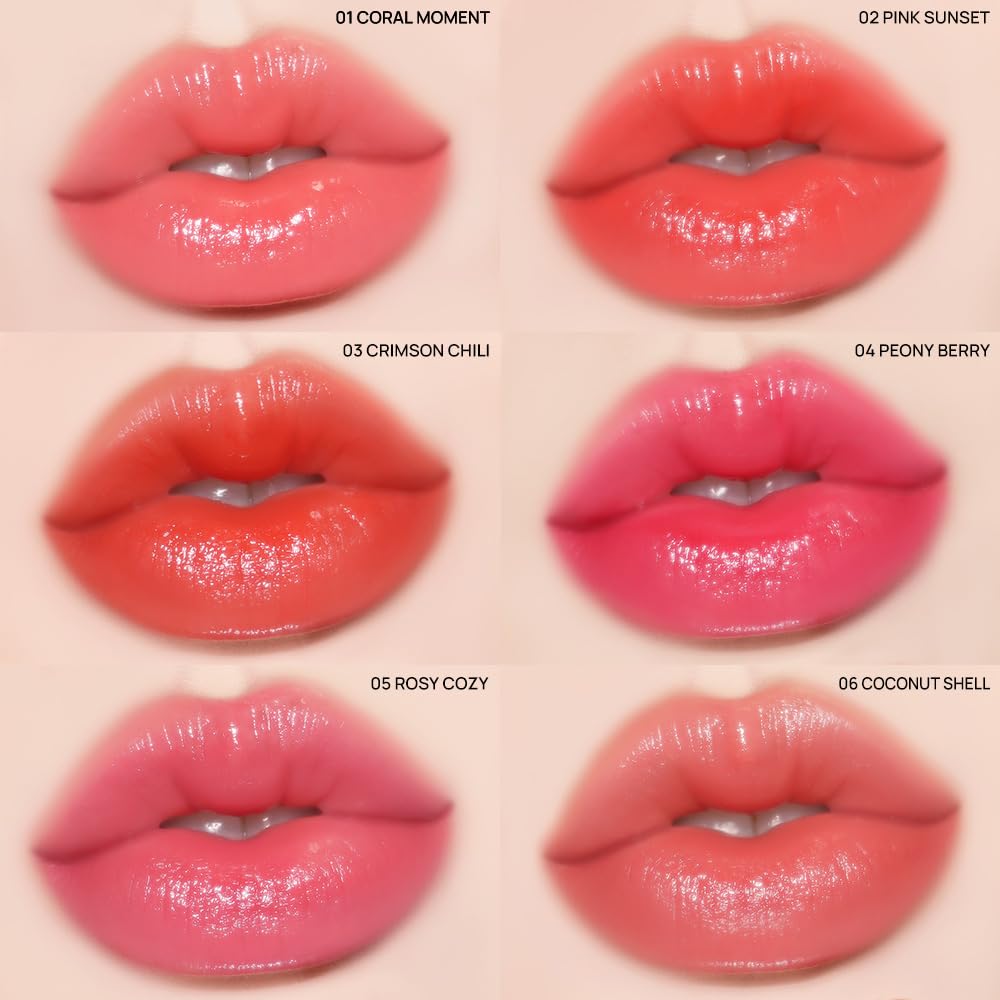 YNM Candy Gloss Balm (05 ROSY COZY, 3g) (+9 colors) K-beauty, Tinted, Color Lipstick Balm, Glossy, Moisture, korean, Jelly lips, Non-Sticky and Long-lasting