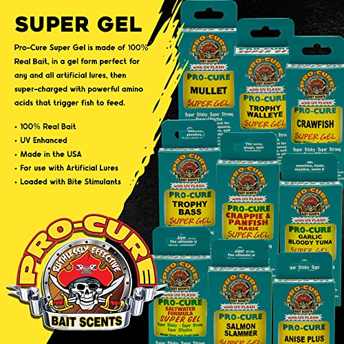 Pro-Cure Trophy Bass Super Gel, 8 Ounce
