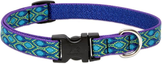 LupinePet Originals 3/4" Rain Song 13-22" Adjustable Collar for Medium and Larger Dogs