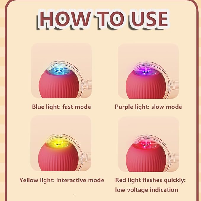 Interactive Cat Toys for Indoor Cats, Agility Move Cat Balls,Motion Activated Cat Balls, Cat Toys for Bored Indoor Cats（Green）