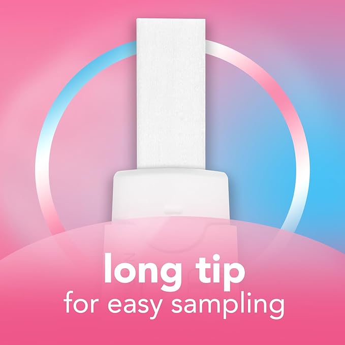 Easy@Home Pregnancy Test Sticks: Reliable & Early Detection - Accurate Results in Minutes - Easy to Use at Home | Pregnancy Tests with Curved Handle - 6 Sticks + 12 Strips