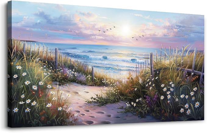 hyidecorart Blue Ocean Artwork Pictures Canvas Wall Art
