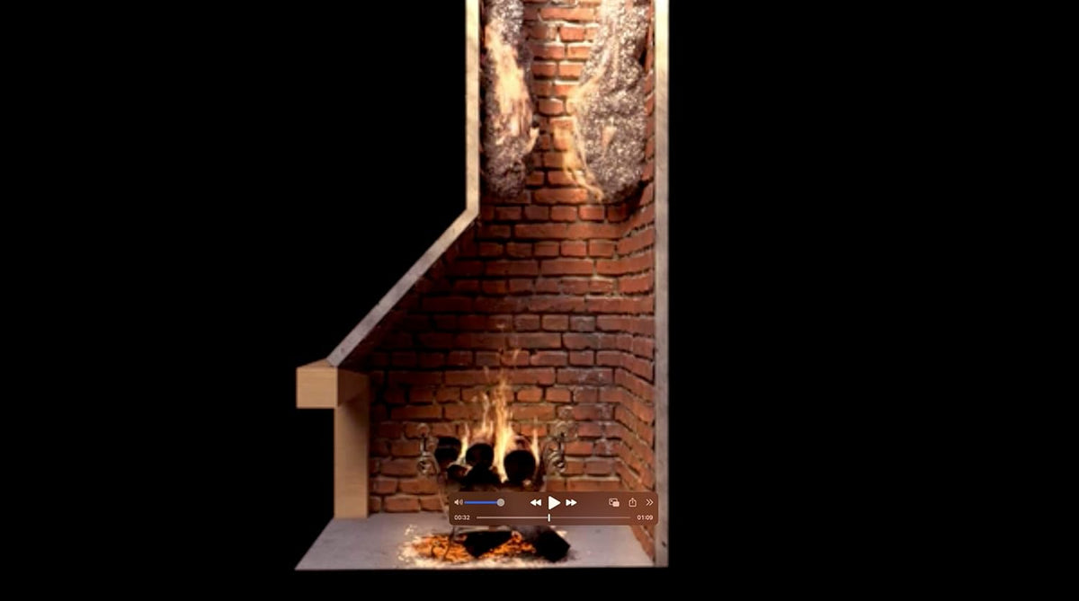 The Creosote Sweeping Log (CSL) with Bonus Ignite-O Fire Starter - Chimney Cleaner for Fireplaces and Woodstoves - Non-Toxic and Easy Cleaning Firelog