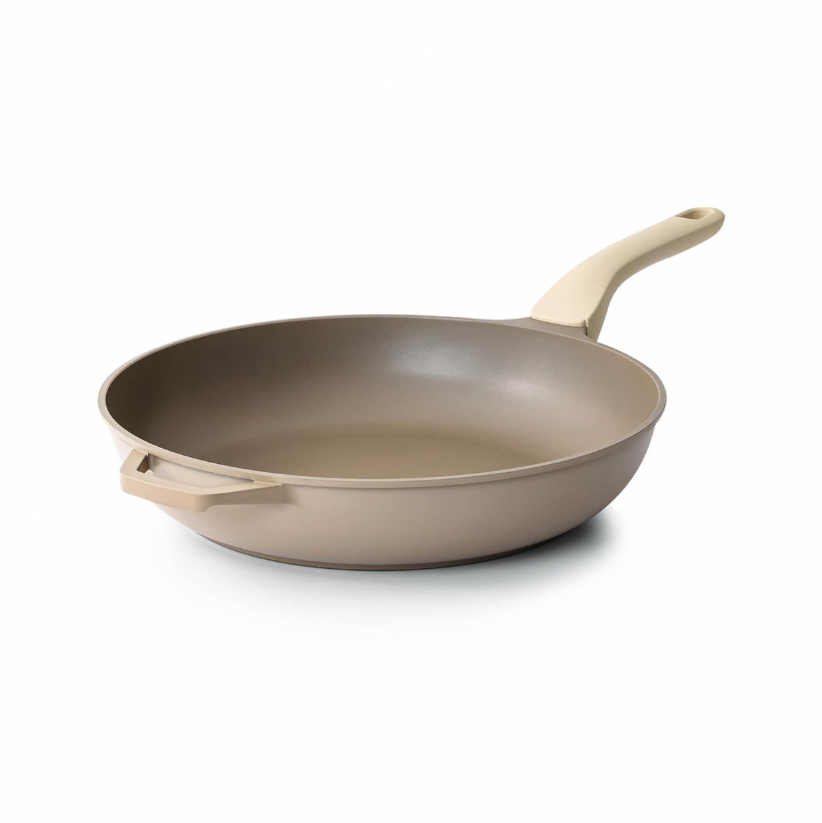 PRICUSIS Nonstick Ceramic Frying Pan, 8/10/12 Inch Non Toxic Skillet, Egg & Omelet & Chef's Pan, Induction Compatible & Oven Safe, Dishwasher Safe,PTFE PFAS & PFOA Free (8-Inch, Gray)