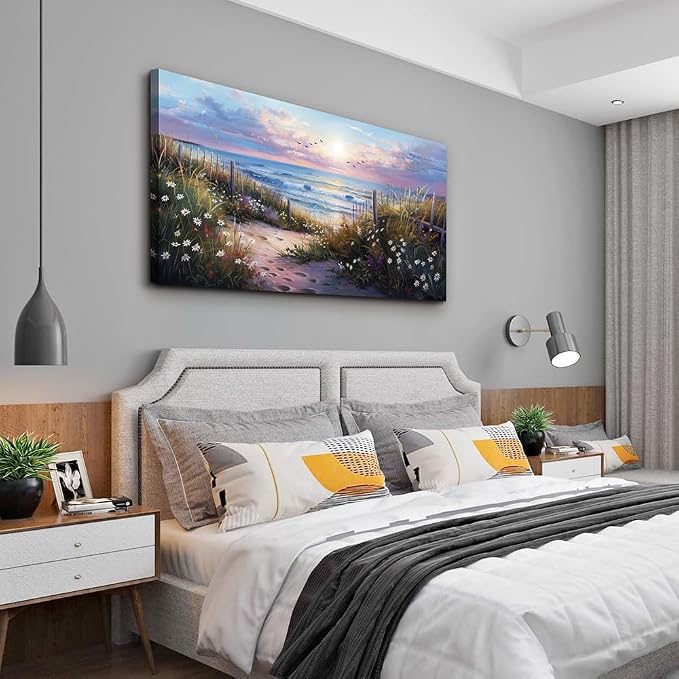 hyidecorart Blue Ocean Artwork Pictures Canvas Wall Art
