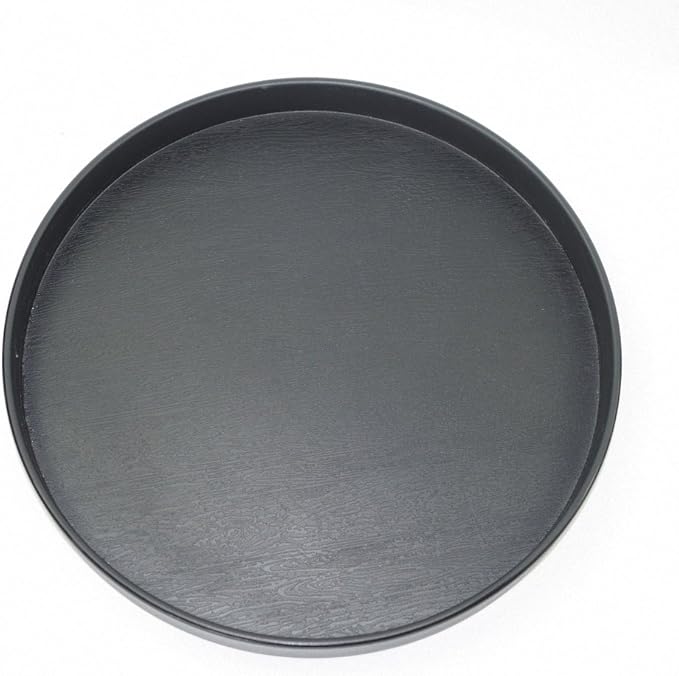 OMEM Reptile Food Bowl Water Dish,Feeding Dish, Birds Bowl (S, Black)