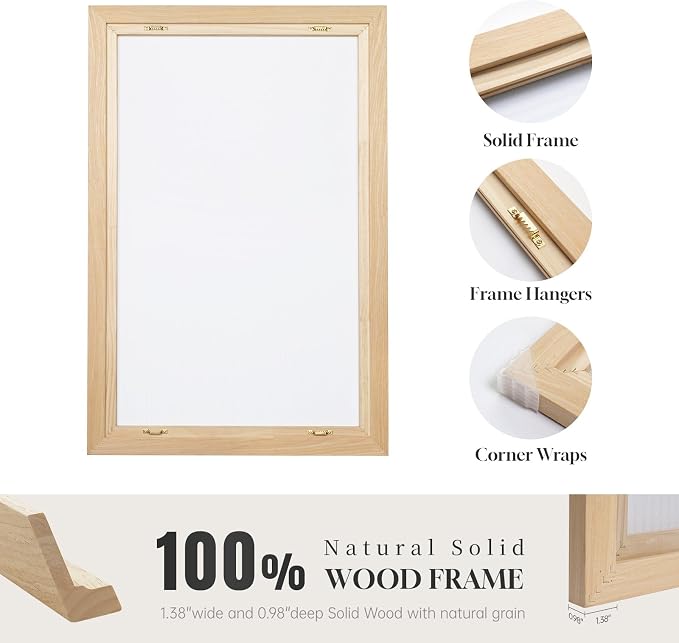 Framed Neutral Abstract Wall Art