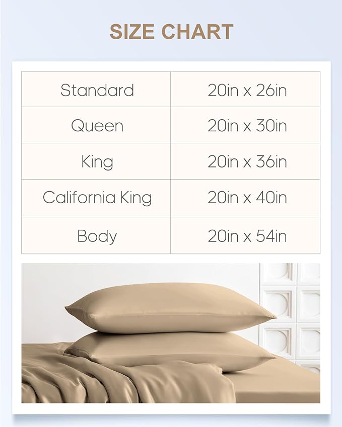 THXSILK 100% Mulberry Silk Pillowcase for Hair and Skin Health, 22 Momme Soft and Smooth Pillowcase with Hidden Zipper, Both Sides Premium Grade 6A+ Silk, 1pc (Standard 20"x26", Taupe)