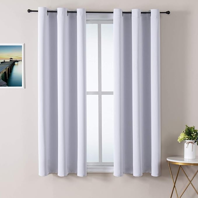 ChrisDowa Small Window Curtains 40 inches Long