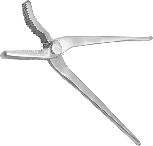 Equine Care Hoof Clincher 12-Inch – Professional Chrome Vanadium Steel Farrier Tool | Horseshoeing & Hoof Trimming Supplies for Expert Farriers, Vets & Horse Owners (Alligator Jaw)