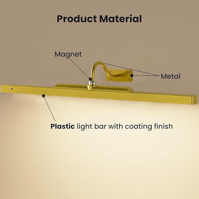 24 Inch Battery Powered Picture Light 6000mAh