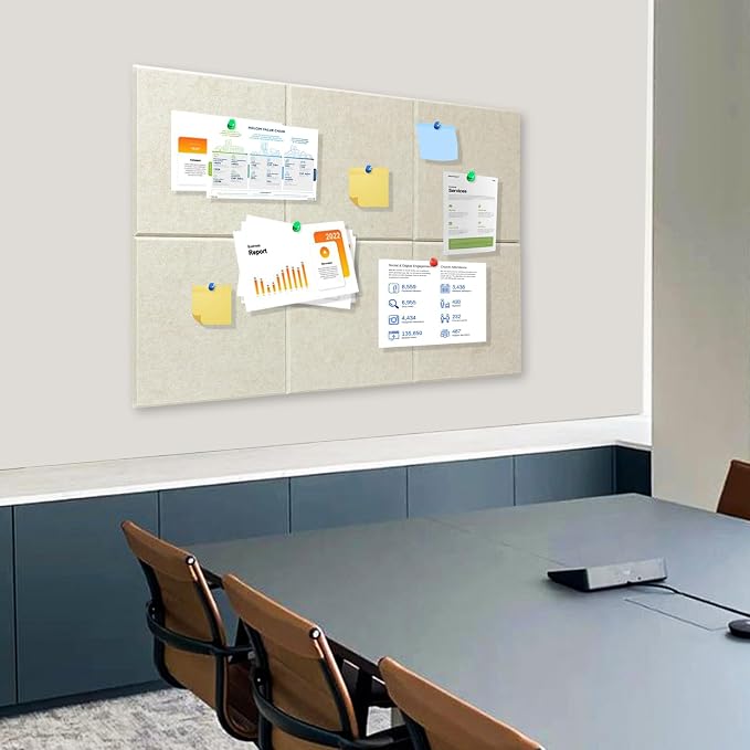 Thick Cork Board Tiles for Wall