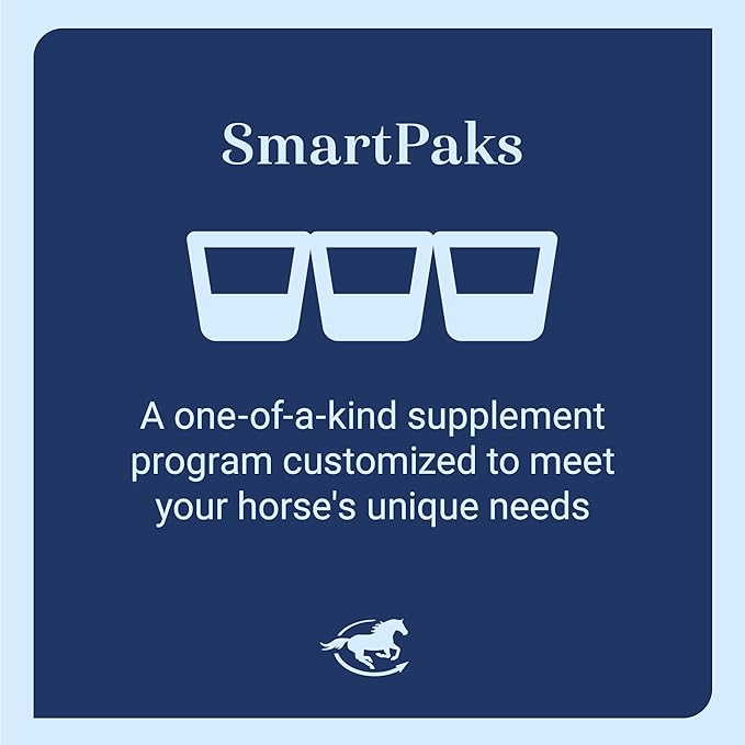 Senior Support SmartPak | Prebiotics and Probiotics | Turmeric Supplement | Flax Seed for Skin & Coat Health | Antioxidant Support for Senior Horses | 28 Days Supply
