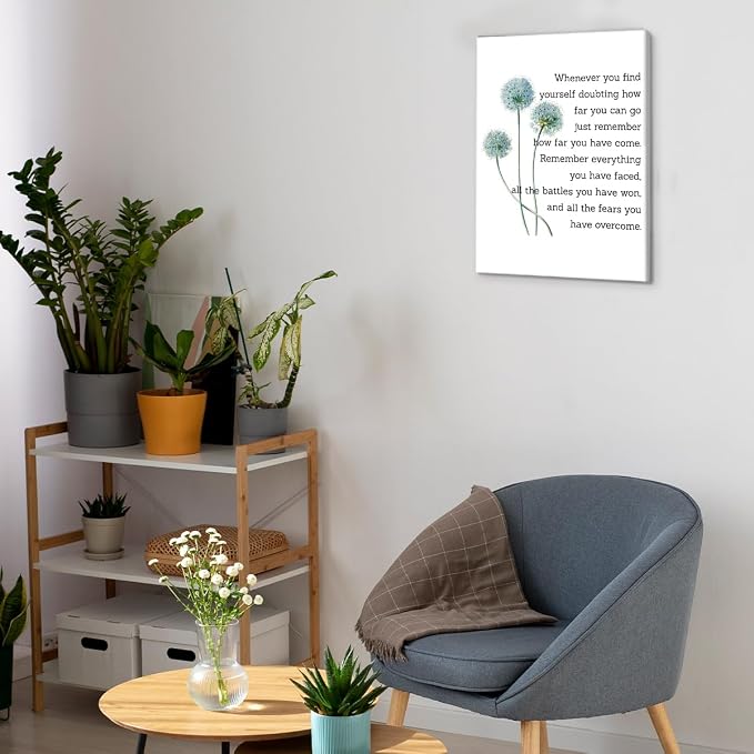 Motivational Quotes Wall Art Decor, Inspirational Graduation Decor Gift