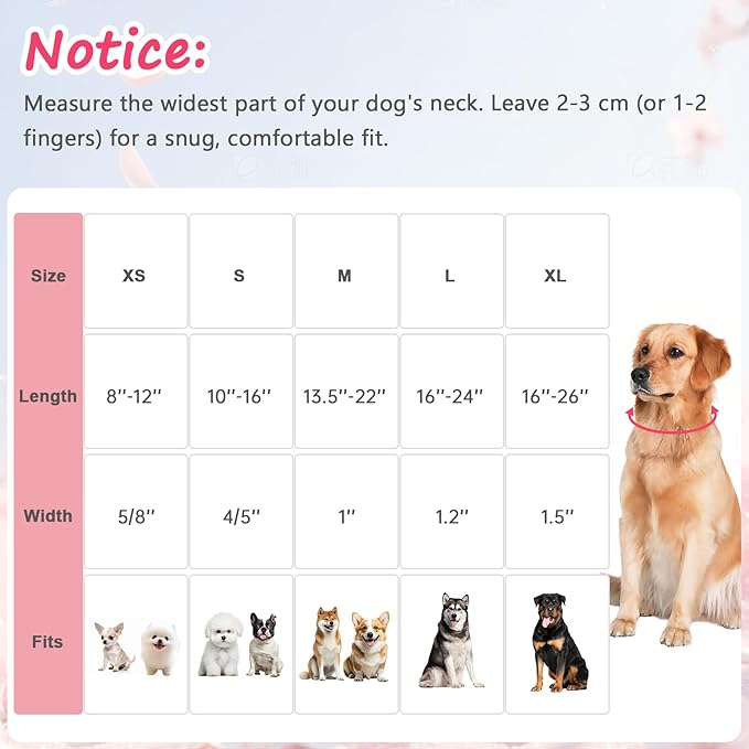Cotton Dog Collar, Soft Adjustable Dog Collars for Small Dogs, Multi-Color Plaid Dog Collar for Small Medium Large Dogs, Cute Dog Collars Perfect for Girl or Boy Dog Collars-S