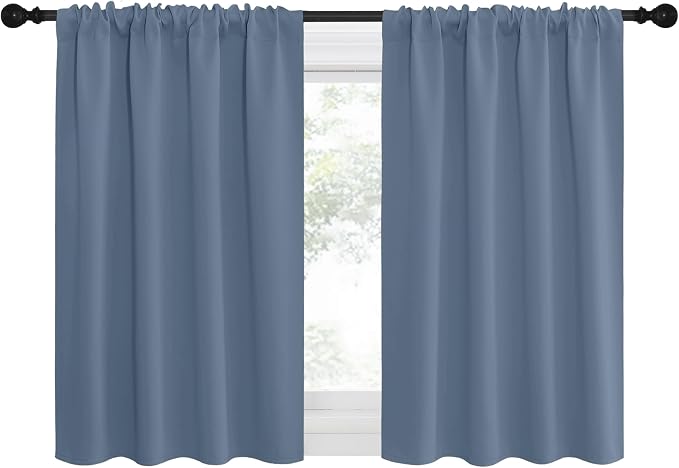 NICETOWN RV Blackout Curtains for Camper Windows, Short Blackout Curtains &