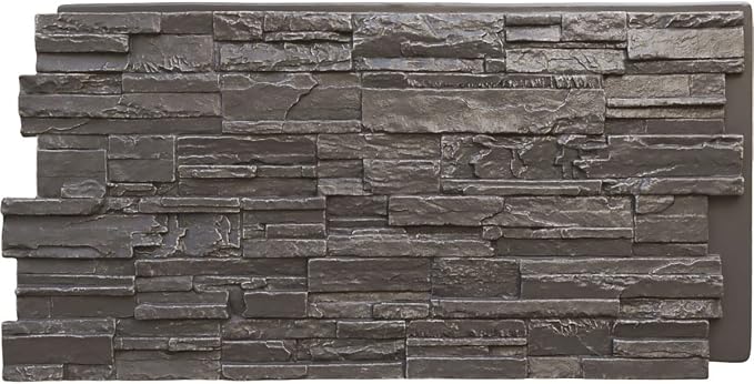 Ekena Millwork 48 5/8"W x 24 3/4"H x 1 1/4"D Cascade Stacked Stone, StoneWall