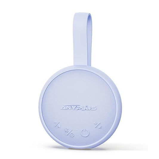 White Noise Sound Machine, Portable Sound Machine for Sleeping Adults & Baby, with Bluetooth 5.1/24 Soothing Sounds/Battery Powered/3 Timer Memory Function for Office/Bedroom/Travel（Purple）