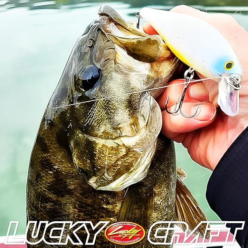 LUCKY CRAFT Pointer 128SP, Freshwater Lake Bass Fishing Lure, Jerkbait, Suspending, Fishing Gear, Fishing Accessories, Fishing Tackle - color: 250 Chartreuse Shad