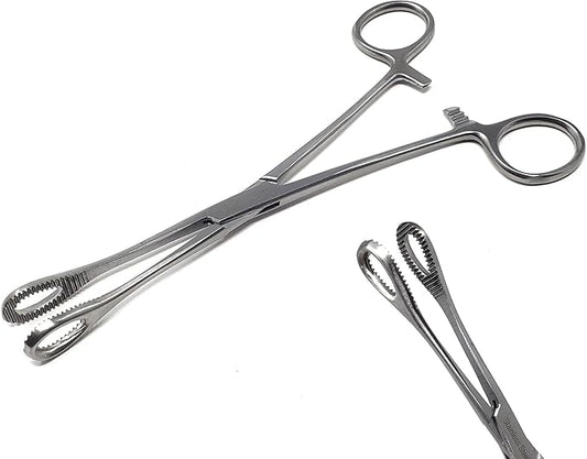 A2Z-Aquascaping Maintenance Tools Accessories,Anti-Rust Stainless Steel Tweezers Scissors Spatula for Aquarium Tank Clean, Fish Tank, Bonsai, Algae Scrapers (7" Coral Hemostat Forceps - Straight)