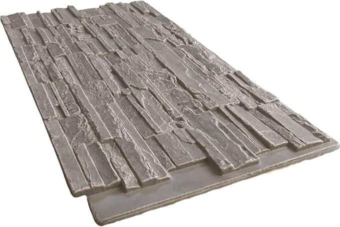 EverStone Cascade Faux Stone Panel, 48 5/8"W x 24 3/4"H x 1 1/4"D