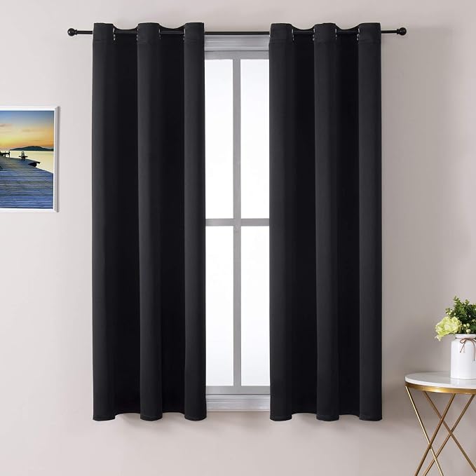 ChrisDowa Blackout Curtains 48 inches Long