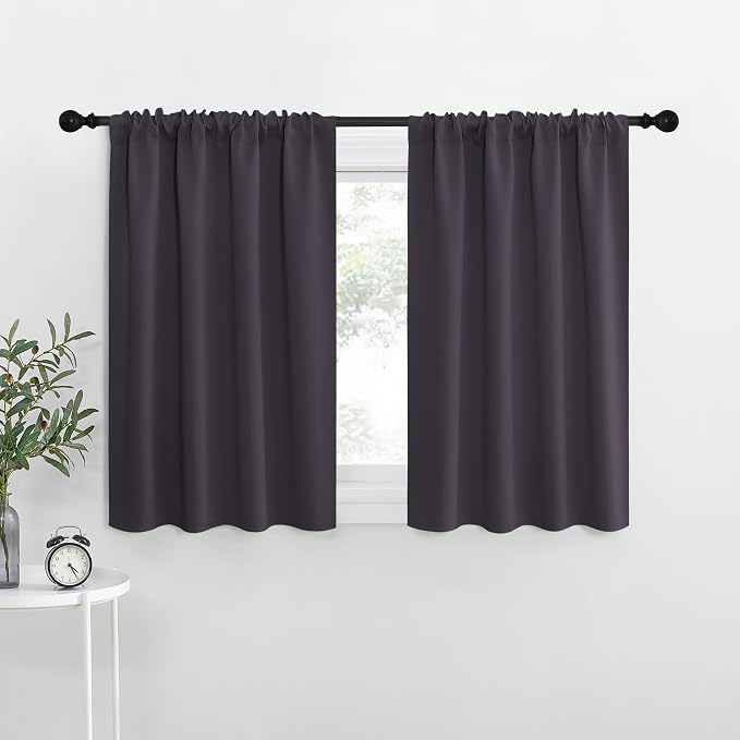 NICETOWN Blackout Curtains for RV Windows, 2 Panels, Room Darkening Window