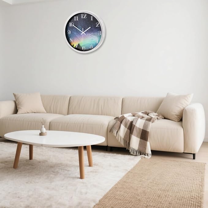 Wall Clock Modern 12 Inch Battery Operated Wall Clocks