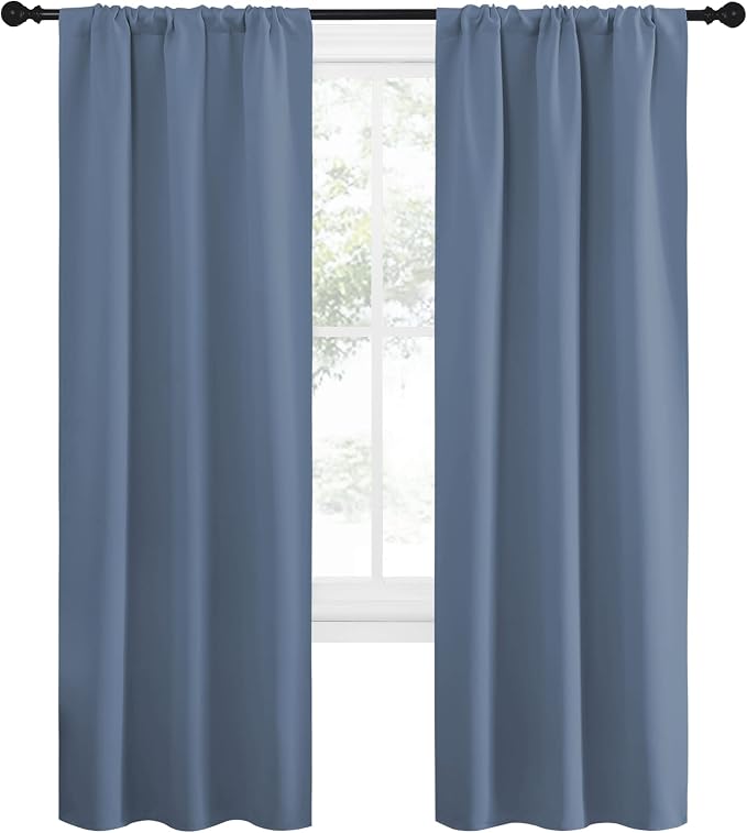 NICETOWN Blackout Curtains for Living Curtains, Home Decoration Solid Thermal