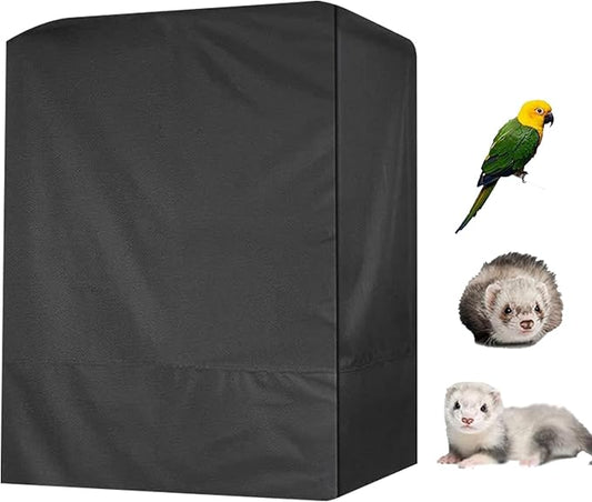 Bird Cover for Cage,Breathable Black Out Lightweight Washable Dust Proof Hood Lovebird Canary Conure Cockatiel Parakeet Pet Night