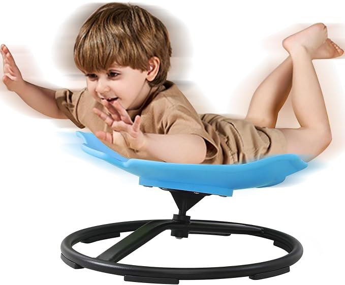 Sensory Spinning Chair for Kids with Autism | Toddler Sit and Spin ADHD Chair for Autistic Children 3+, Sensory Room Must Haves, Improves Balance & Motion Relief