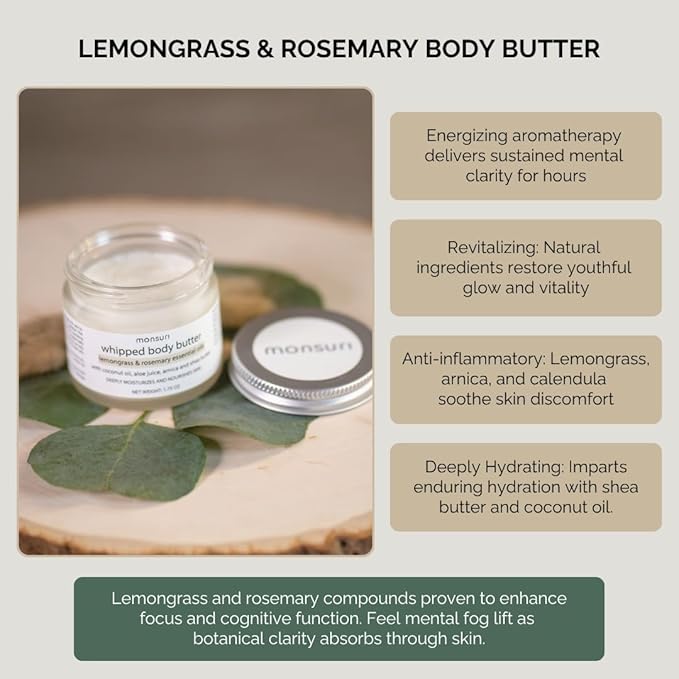 Energy Boost Gifts for Mom - 5-Piece Mood Lift Self Care Gift Set. New Mom Care Package for Tired Moms with Body Butter, Aromatherapy Essential Oil Roller, Turmeric Soap, Body Oil and Room Spray.
