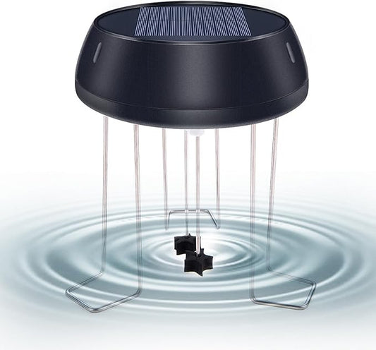 Lewisia Solar Wiggler Water Mover for Bird Bath Solar Powered Birdbath Water Agitator