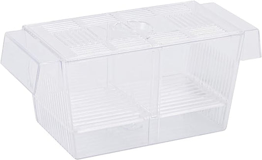 Aquarium Fish Breeder Box, Breeder Box with 2 Suction Cups, Breeder Box for Fish Tank, Large