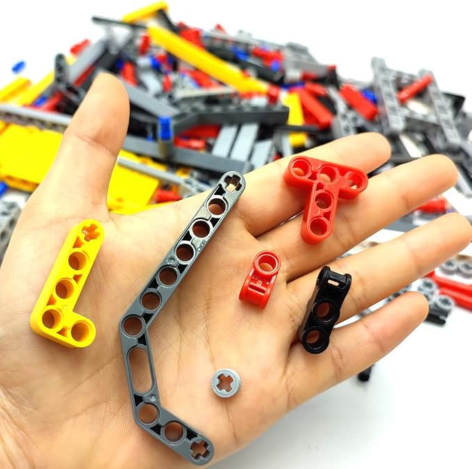 dspitwod Technical Parts Beams Axles Connectors Bricks Sets - 420 Pieces, Frame Liftarms Beams for Technic Car STEM Building Block Toys
