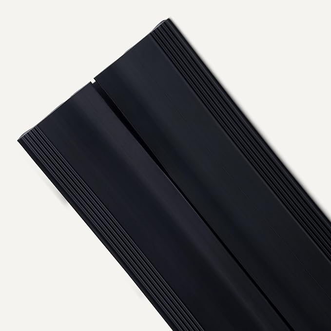 Amazon Basics Floor Cord Cover, 6ft Length, 2.6" Diameter, Cable Protector, Black
