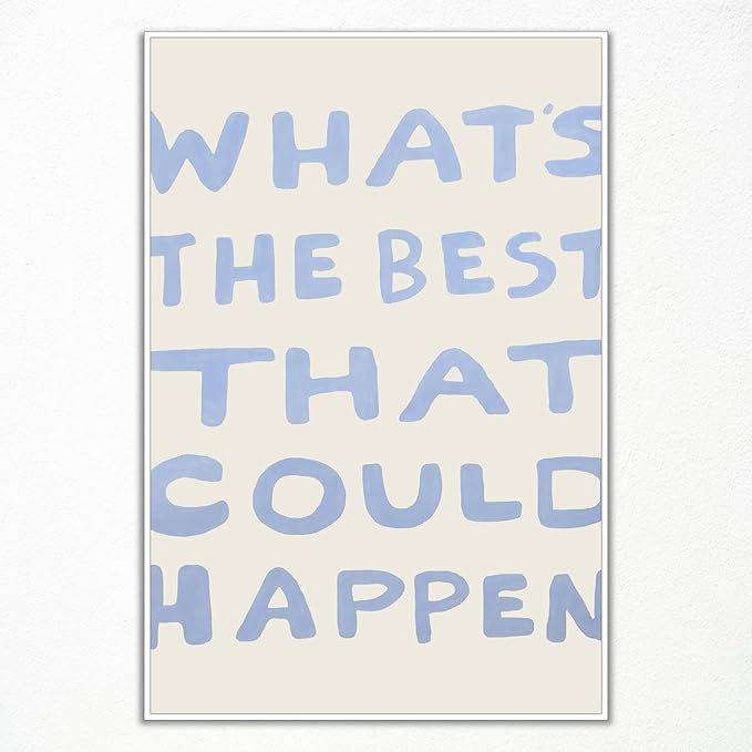 Yaasilinage Daily Reminder Positive Canvas Wall Art, Positive Affirmations Wall