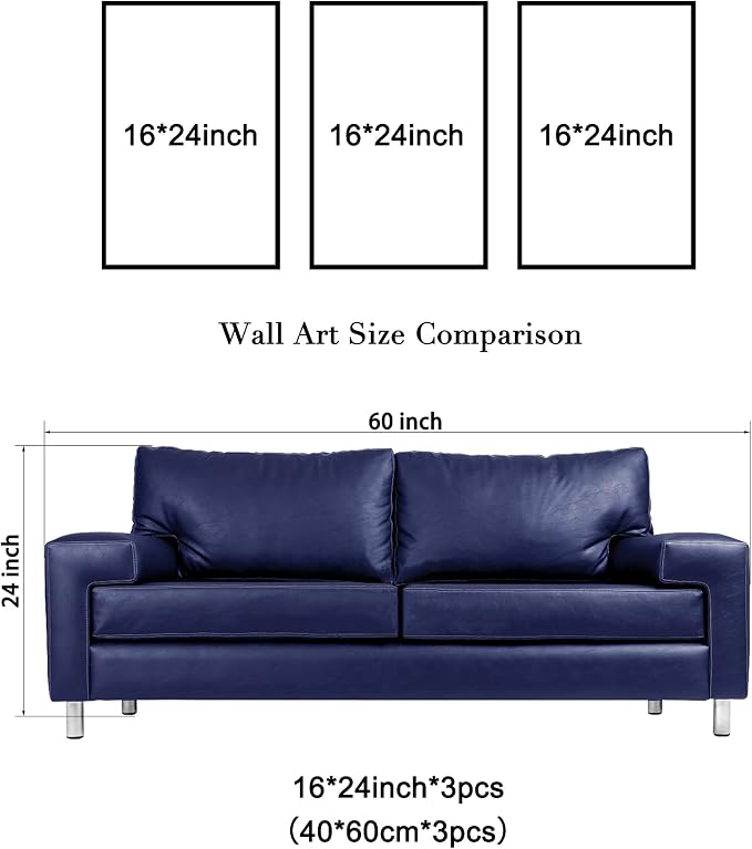 Wieco Art Canvas Wall Art Abstract Pictures