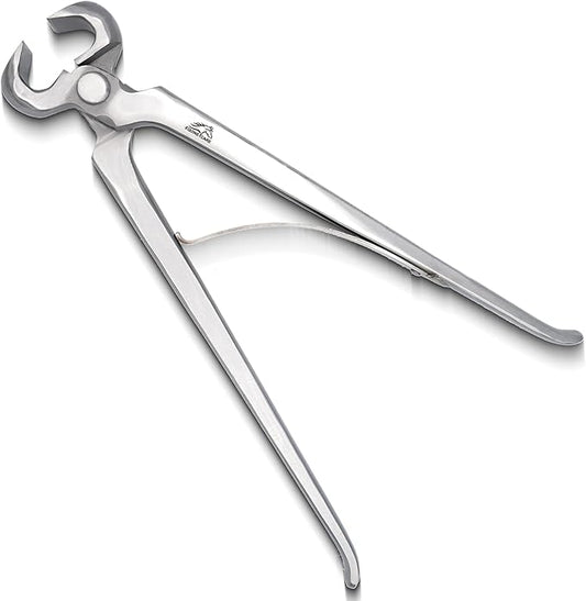 Equine Care Spring-Loaded Hoof Nippers – Chrome Vanadium Steel Farrier Tools | 10″ & 12″ Hoof Trimmers with Ergonomic Grip for Foals, Ponies, Miniature Horses, Donkeys, Goats & Livestock (12 inch)