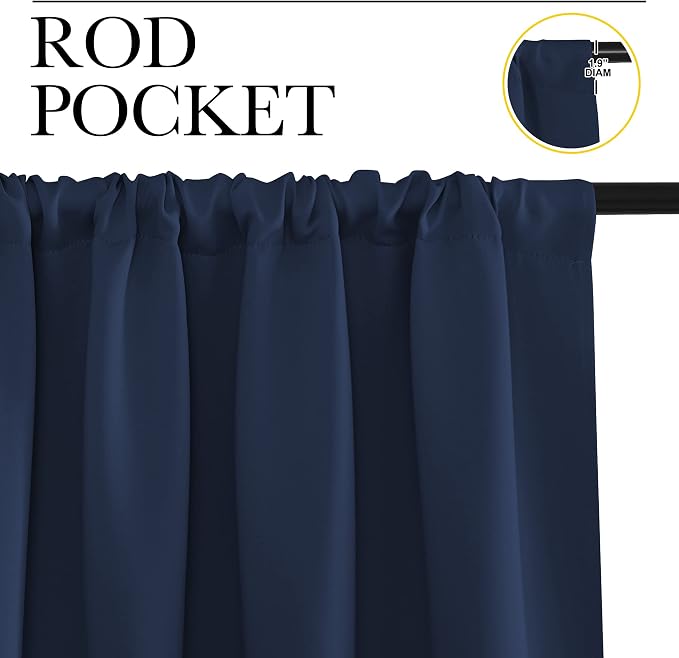 NICETOWN Blackout Curtains for Living Curtains, Home Decorations Thermal