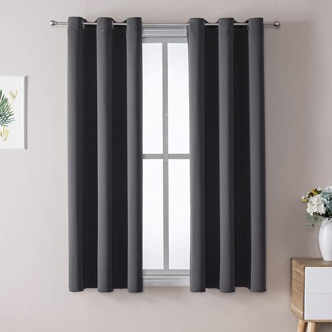 ChrisDowa Small Window Curtains 40 inches Long