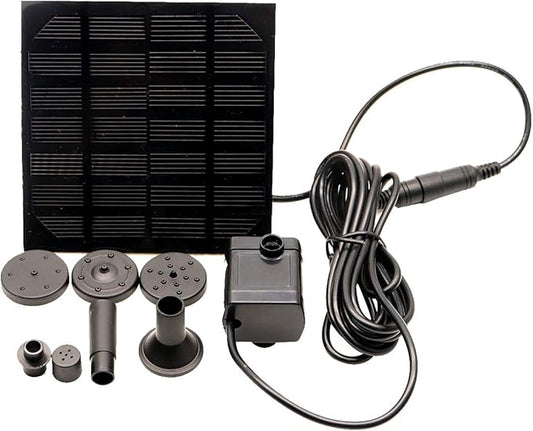 Hovico Solar Fountain - Panel Water Pump for Bird Bath Solar Panel Kit Outdoor Fountain for Outdoor Small Pond, Patio Garden and Fish Tank