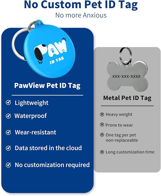 Reflective Dog Collar for Small Dogs with Dog Tags Personalized & Quick Release Buckle, Adjustable and Comfortable Nylon Pet Collar, Blue
