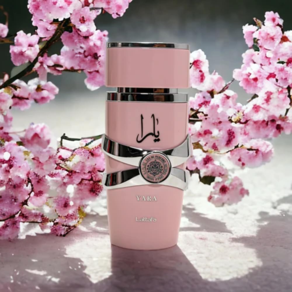 Lattafa Yara - Vanilla, Gourmand, Fruity, Floral - Eau de Parfum Long-Lasting Fragrance for Women, 3.40 Ounce / 100 ml